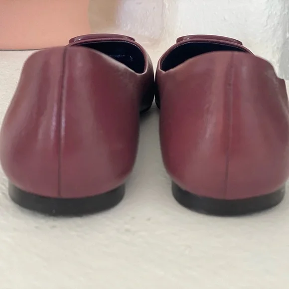 Tory Burch  Georgina Ballet Flats in Vintage Eggplant/Purple Moon. - Picture 5 of 11